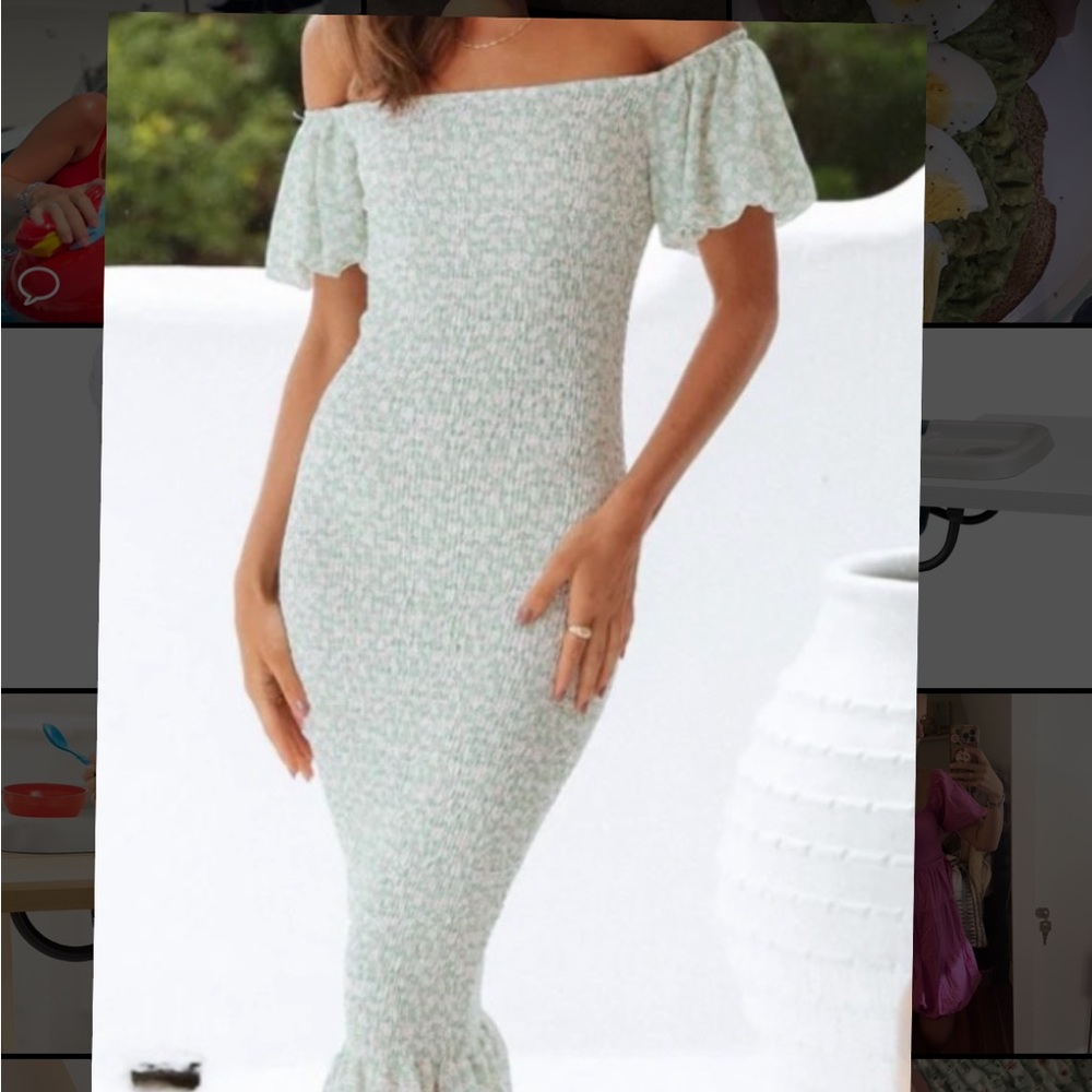 Petal and pup lights green dress size 2